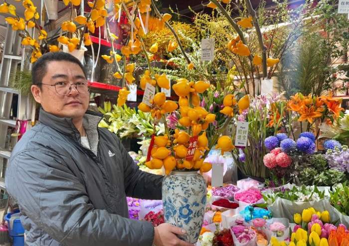 花卉市场的年味儿：年宵花受追捧，有商家营业额增加四成