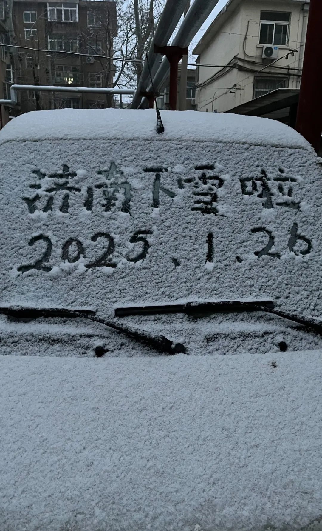 下雪啦！济南继续发布寒潮蓝警+道路结冰黄警，早晨到下午有中雪