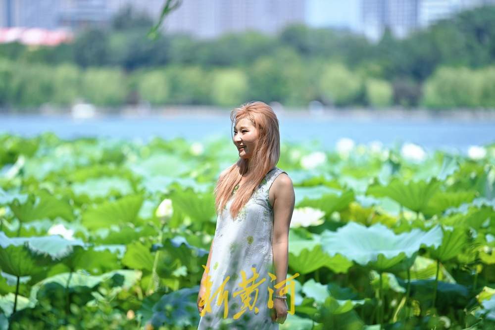 大明湖畔荷韵浓，游人赏荷正当时